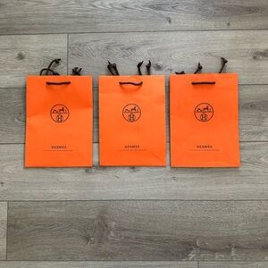 Hermes Authentic Gift Bags (Small)